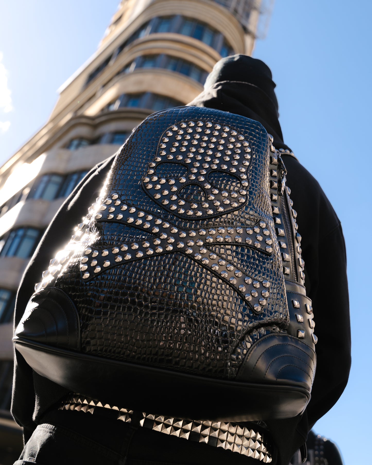 Spiky Skull Backpack